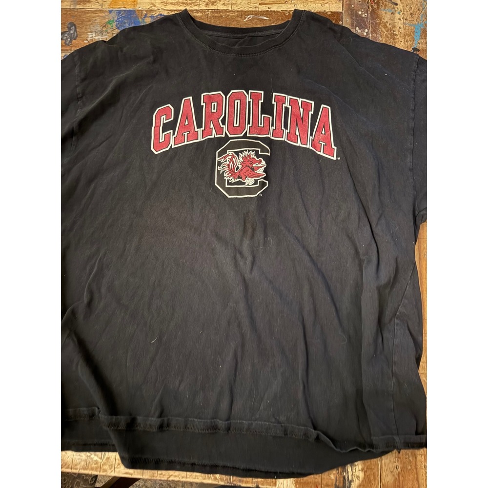 Fanatics Mens South Carolina Gamecocks T-Shirt Black Graphic Tee 3XL